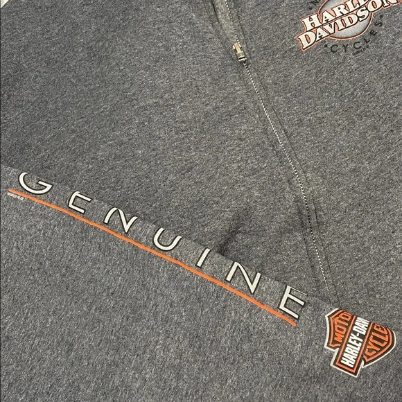 Harley-Davidson Genuine Motorcycles Zip Up Sweatshirt Fort Myers Florida XL - Picture 6 of 11